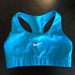 Nike blue sports bra